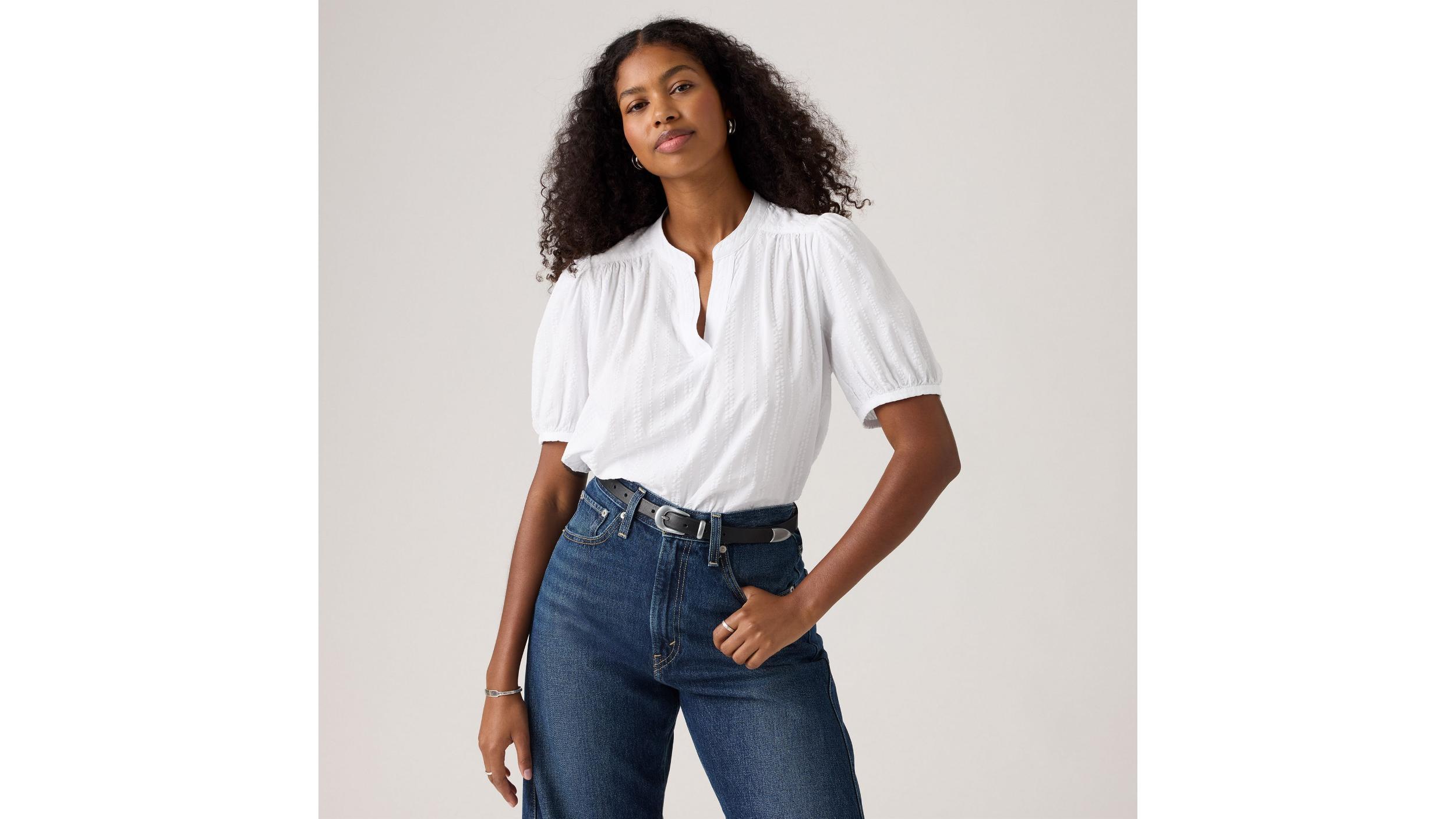 Amelie Poplin Blouse Product Image