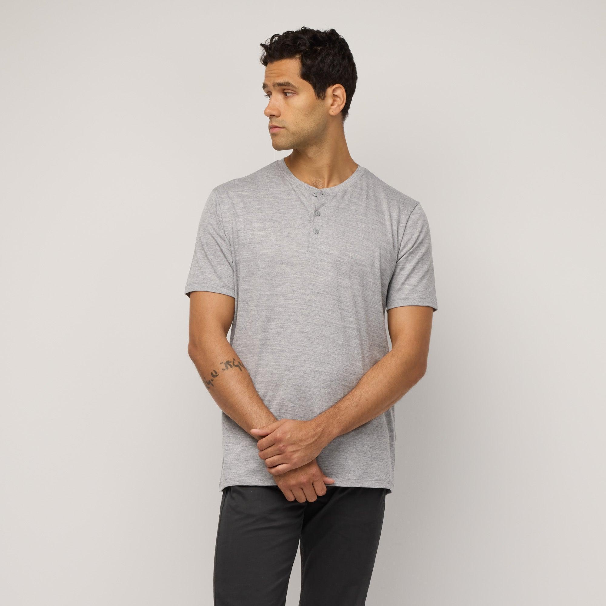 Signature Short Sleeve Henley Product Image