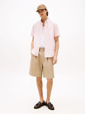 Regular Fit Short-Sleeve Oxford Shirt Product Image