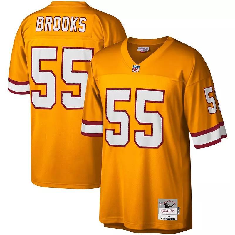 Youth Mitchell & Ness Derrick Brooks Orange Tampa Bay Buccaneers 1995 Retired Player Legacy Jersey, Boy's,  Product Image