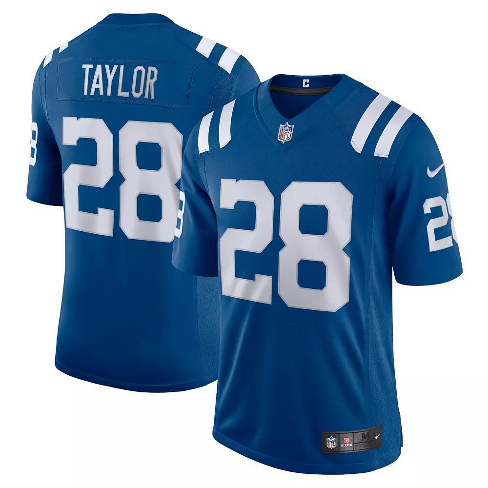 Men's Nike Jonathan Taylor Royal Indianapolis Colts Vapor Limited Jersey, Size: Small, Blue Product Image