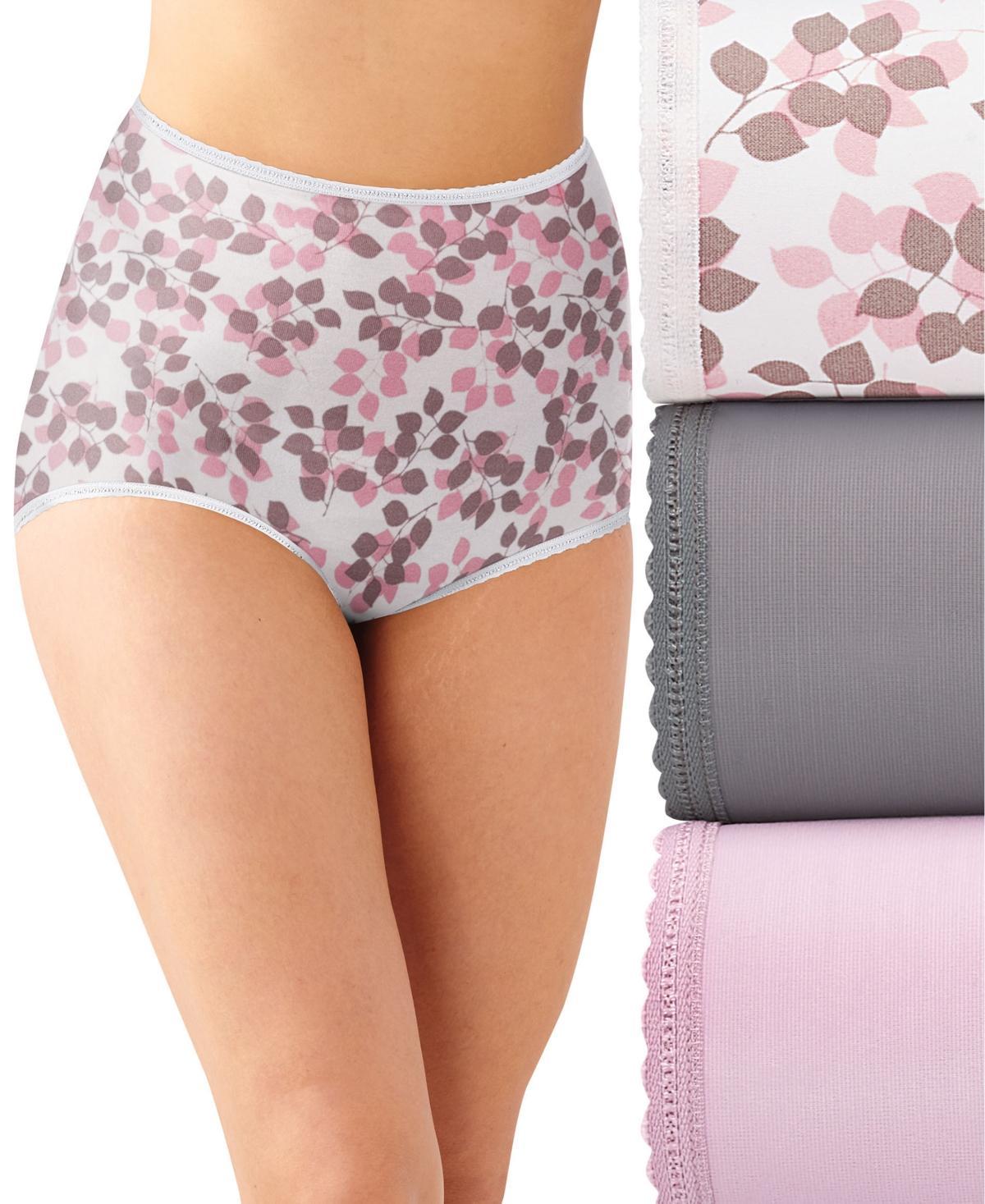 Bali Skimp Skamp 3-Pack Brief Underwear DFA633, Womens Product Image