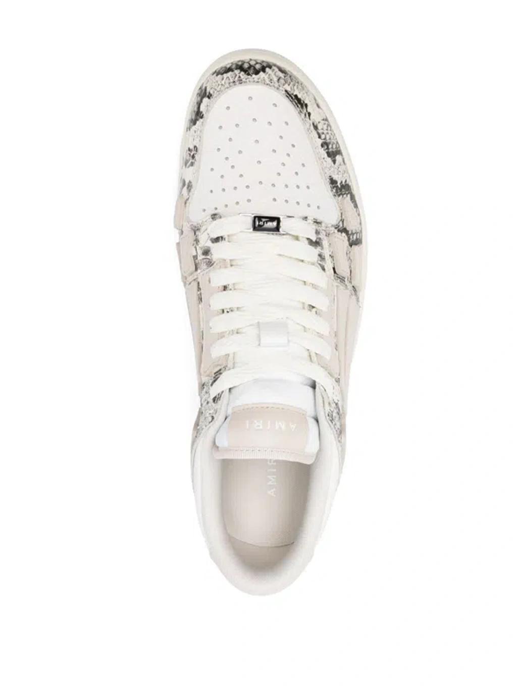 AMIRI Snake Skel Sneakers In 271 Alabaster Product Image