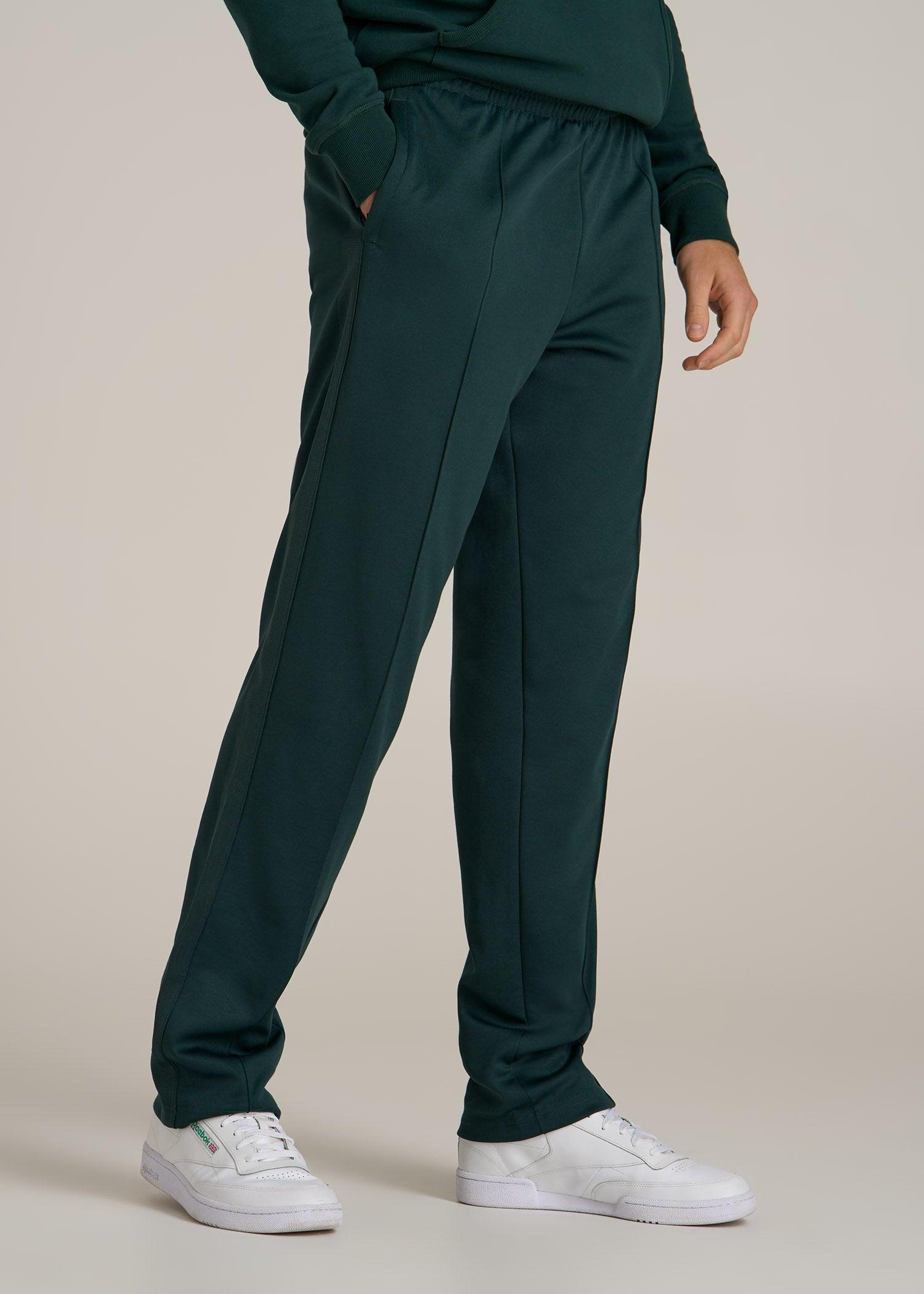 Tricot Track Pants for Tall Men in Emerald Product Image