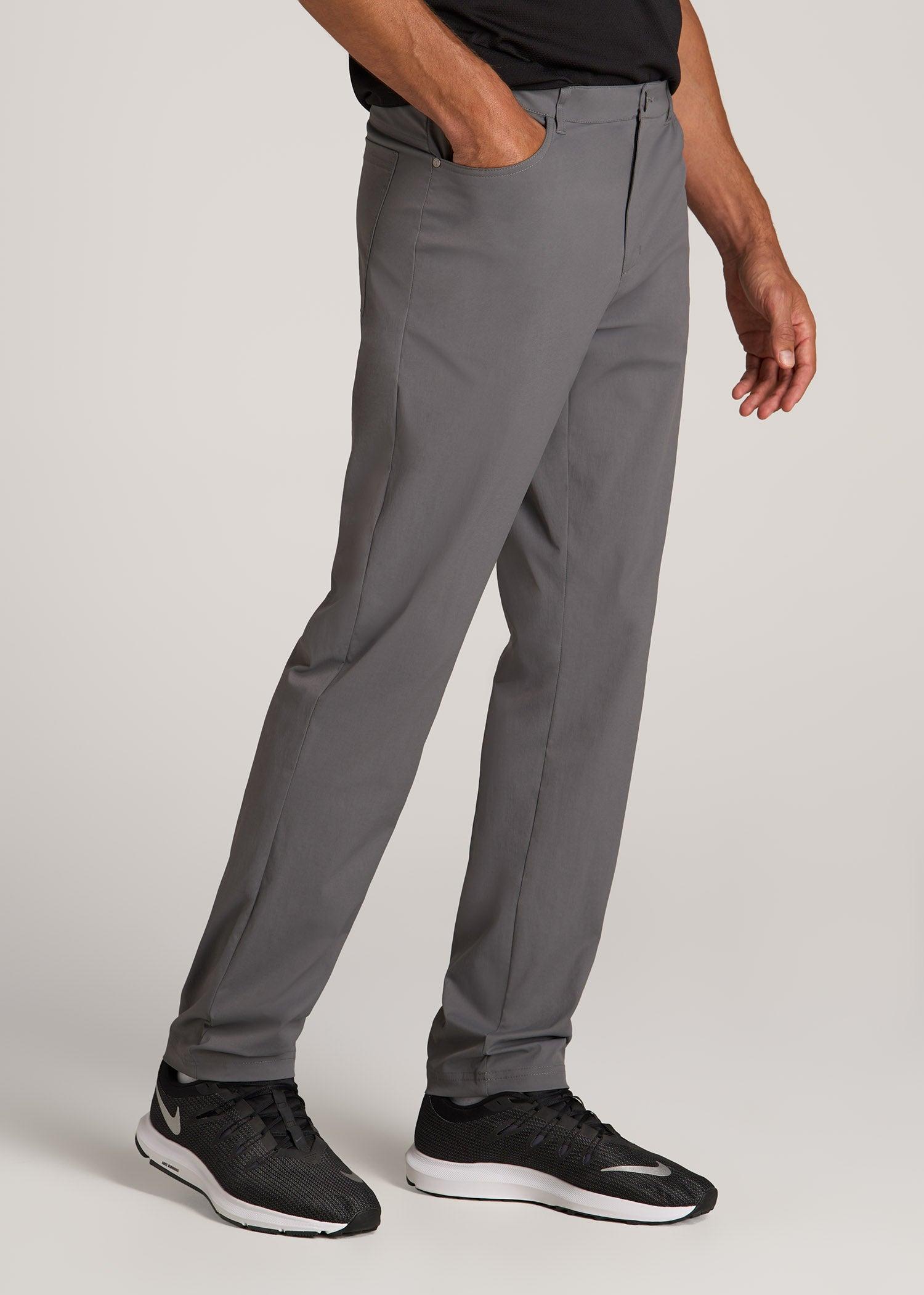 TAPERED-FIT Traveler Pants for Tall Men in Black Product Image