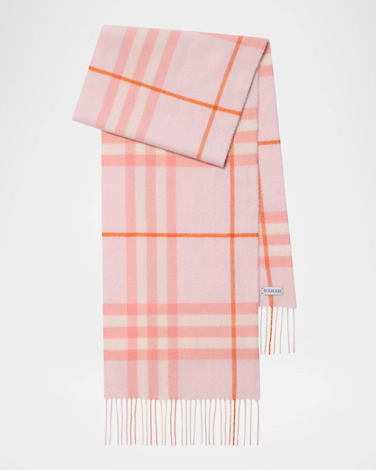 Giant Check Cashmere Scarf Product Image