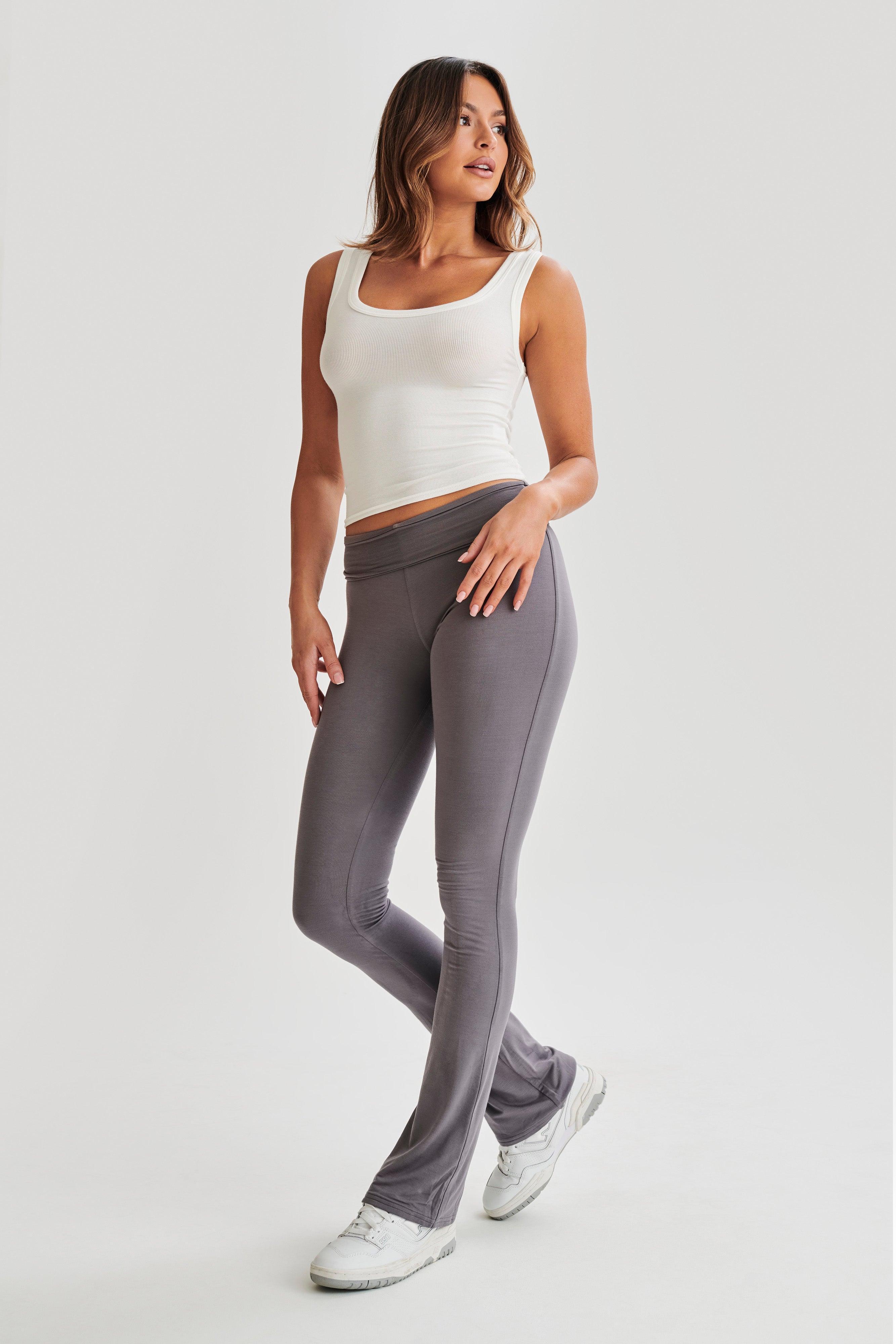 Sabrina Modal Straight Leg Pant - Slate Grey Product Image