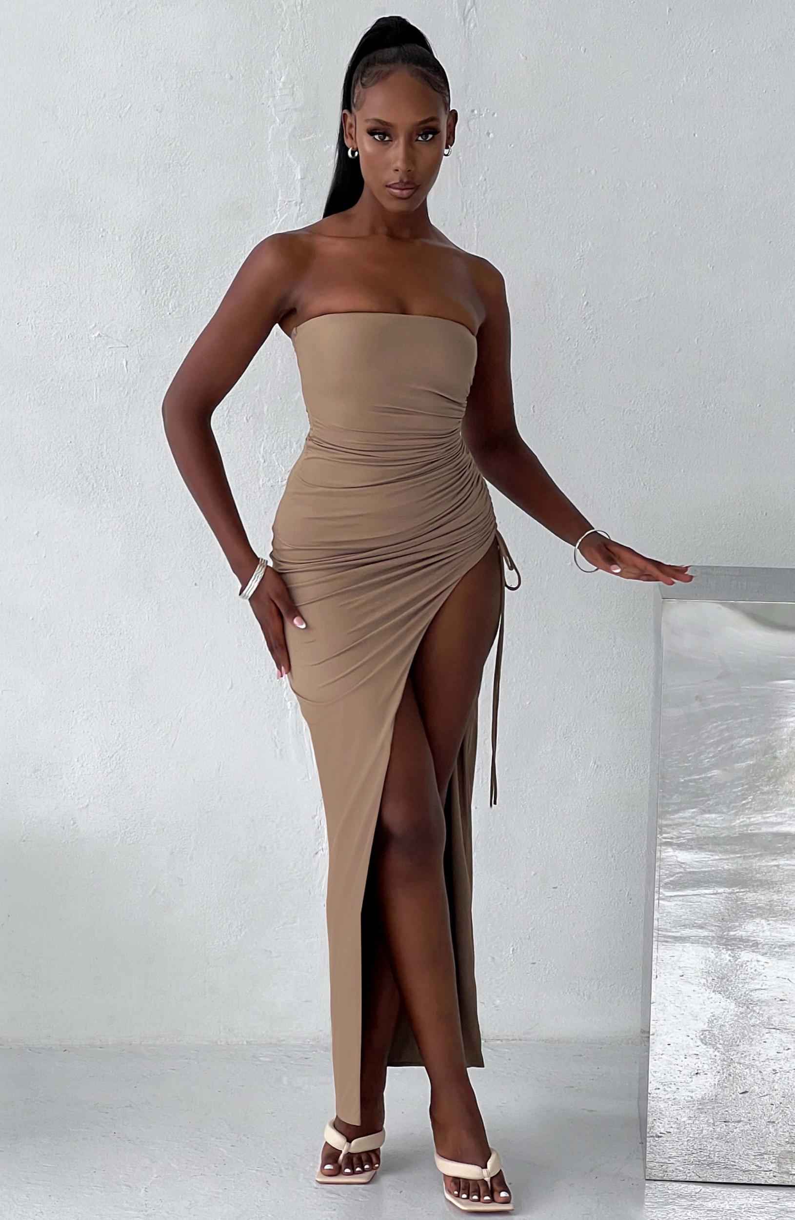 Lavina Maxi Dress - Mocha Product Image