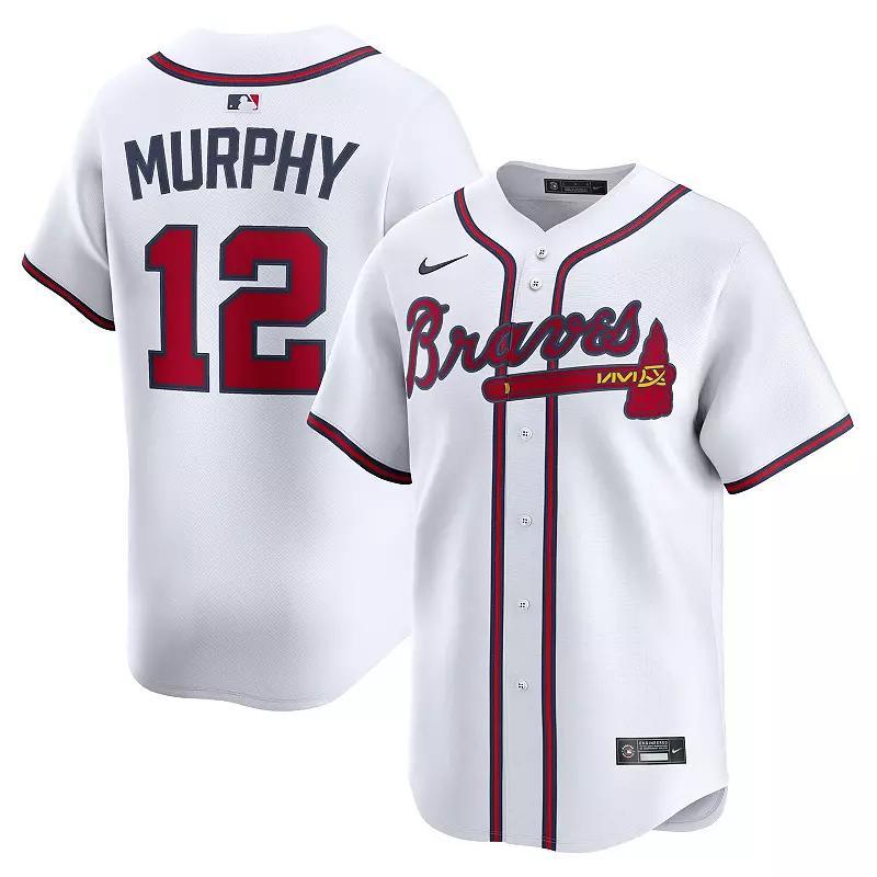 Men's Nike Sean Murphy White Atlanta Braves Alternate Limited Player Jersey, Size: Small Product Image