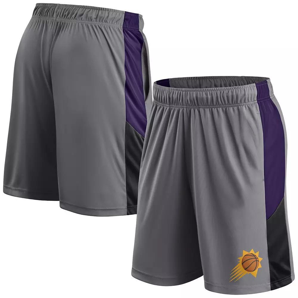 Men's Fanatics Gray Phoenix Suns Practice Performance Shorts,  Product Image