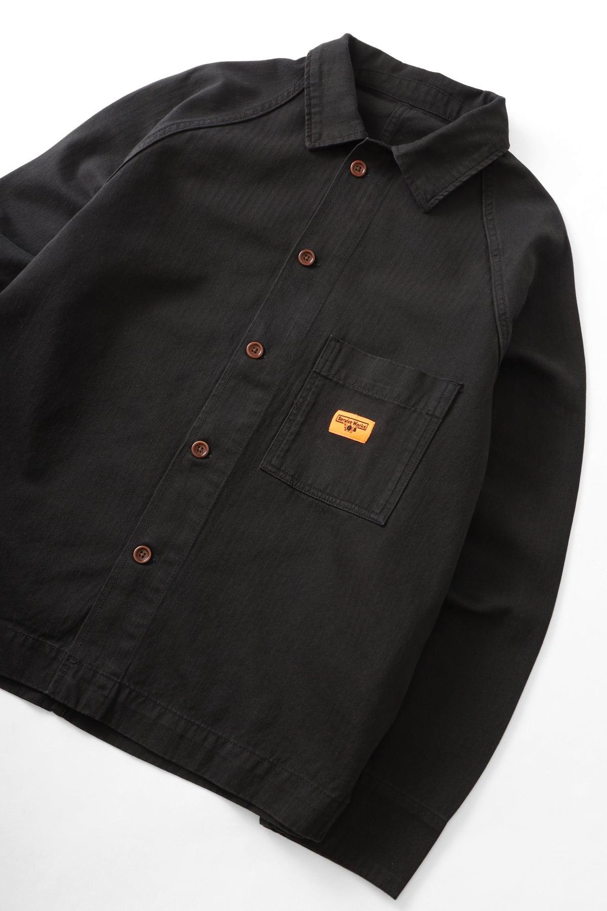 Service Works - Herringbone Front Of House Jacket - Black Product Image
