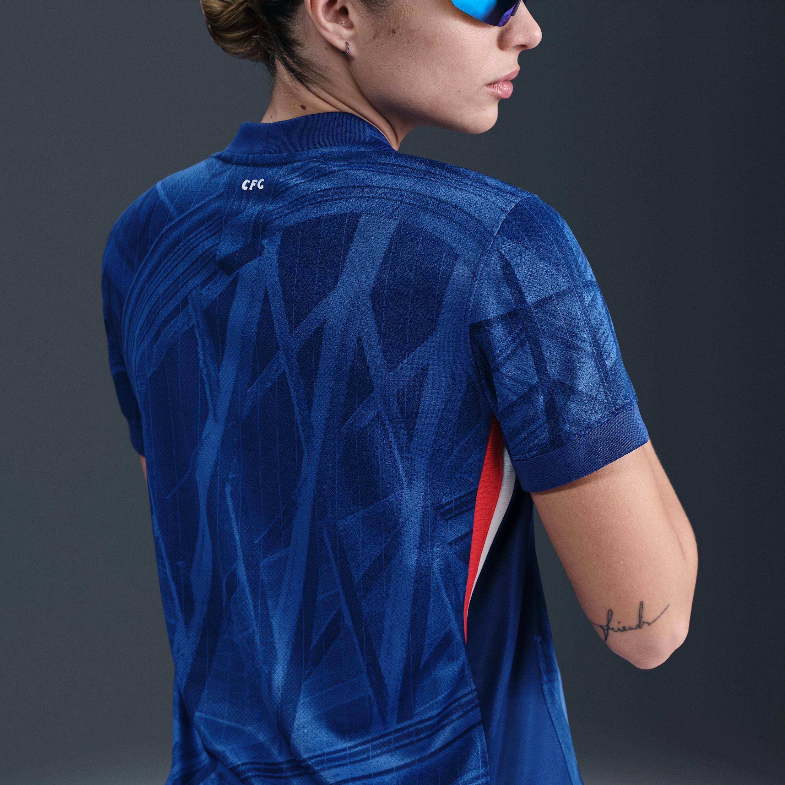 Chelsea FC 2025/26 Stadium Home Nike Women's Dri-FIT Soccer Replica Jersey Product Image