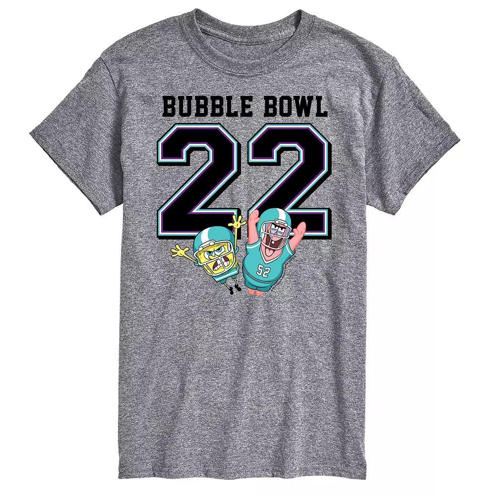 Men's SpongeBob SquarePants Bubble Bowl 22 Tee, Size: Small, Grey Product Image