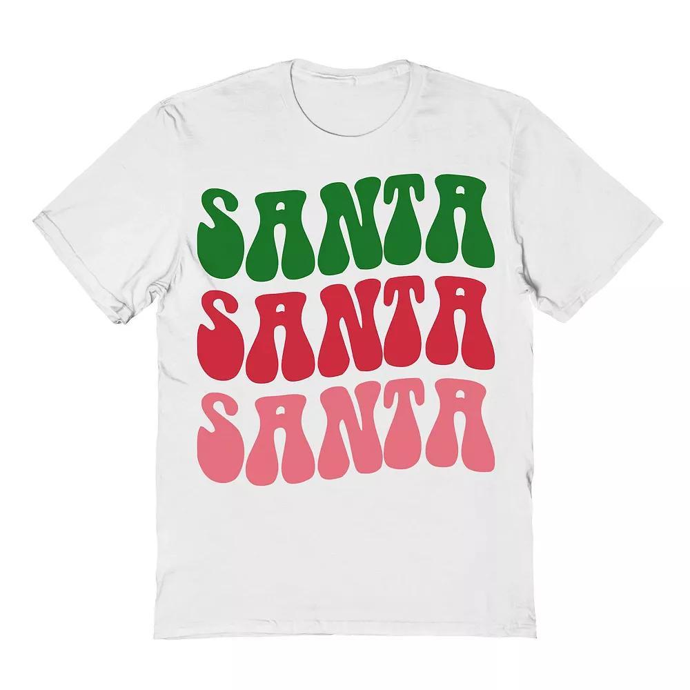 Men's Tree Santa Santa Christmas Graphic Tee, Adult Unisex,  Product Image