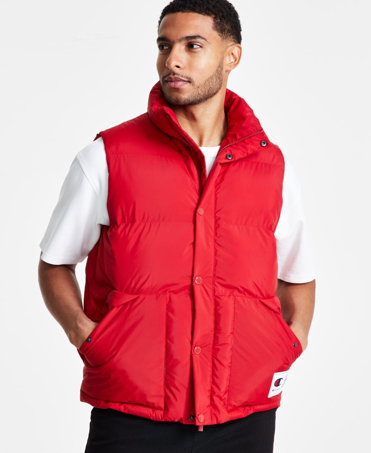 Men's Champion® Puffer Vest, Size: XL, Black Product Image