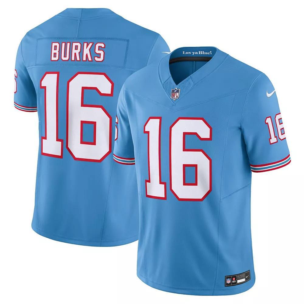 Men's Nike Treylon Burks Light Blue Tennessee Titans Vapor F.U.S.E. Limited Jersey,  Product Image
