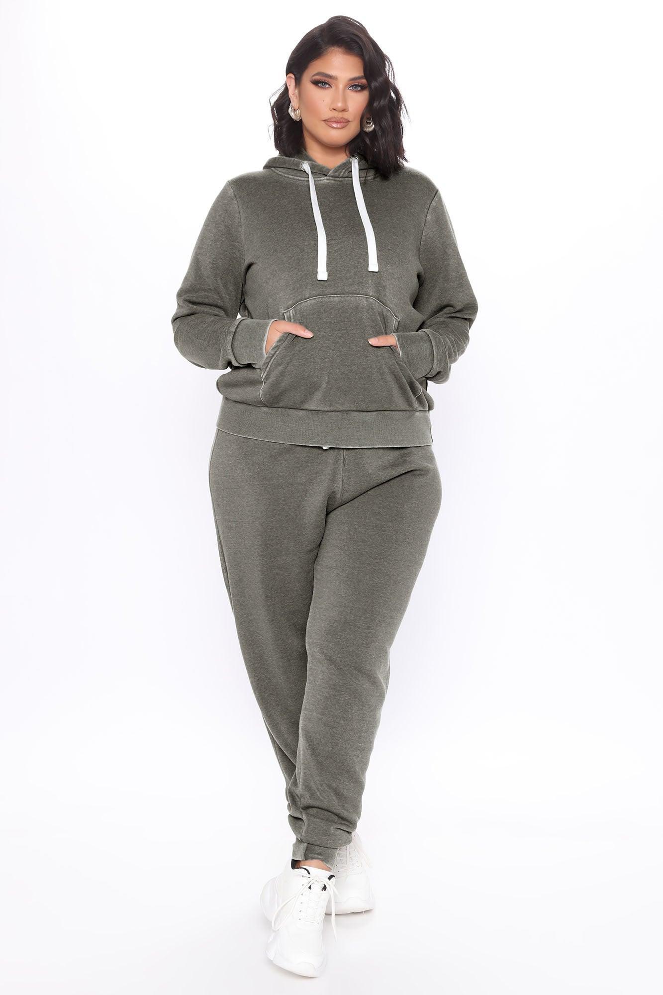 Sweet Dreams Mineral Wash Jogger - Heather Grey Product Image