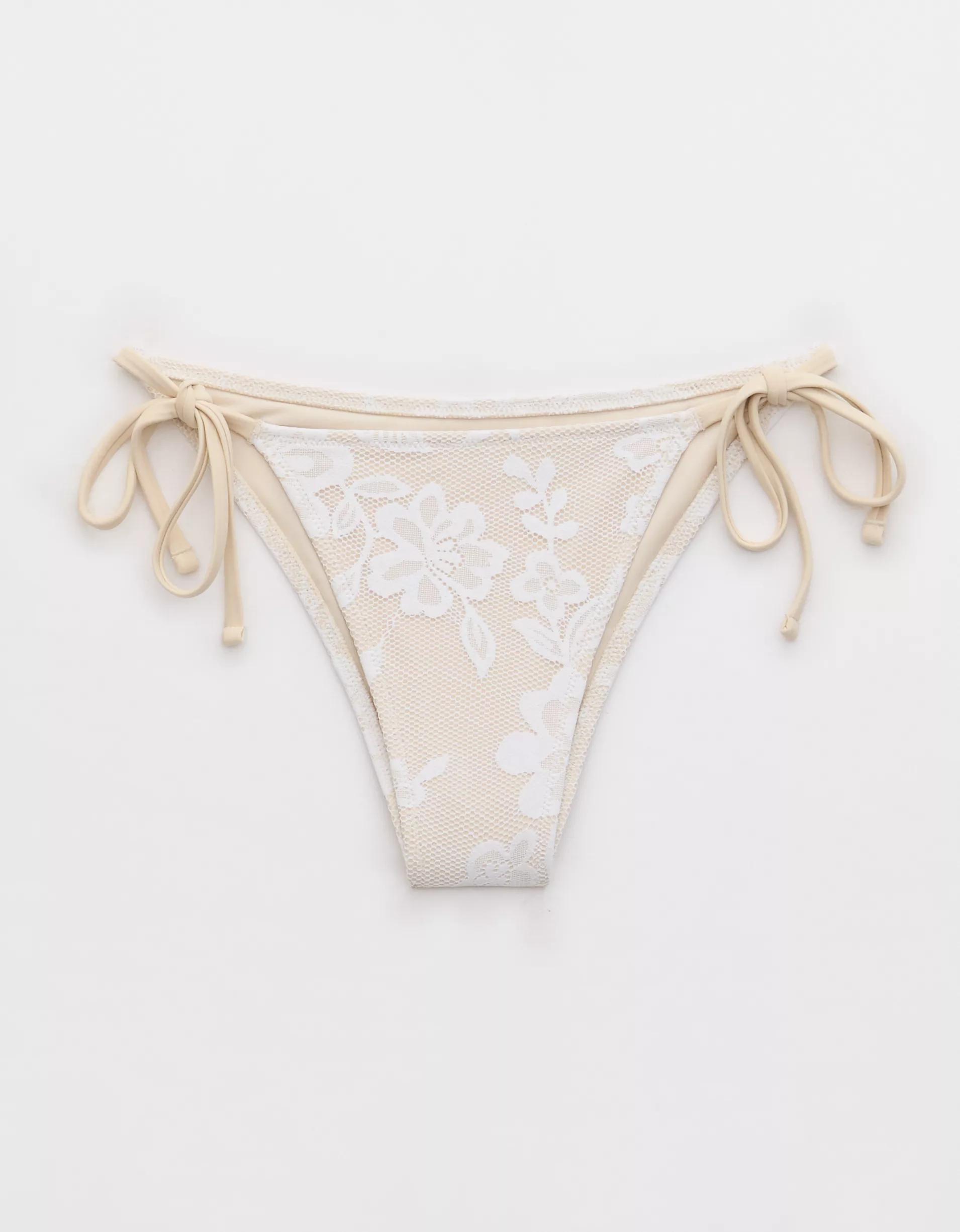 Aerie The Sunbun Lace Bikini Bottom Product Image