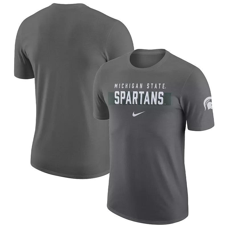 Men's Nike Gray Michigan State Spartans Campus Gametime T-Shirt, Size: Large, Grey Product Image