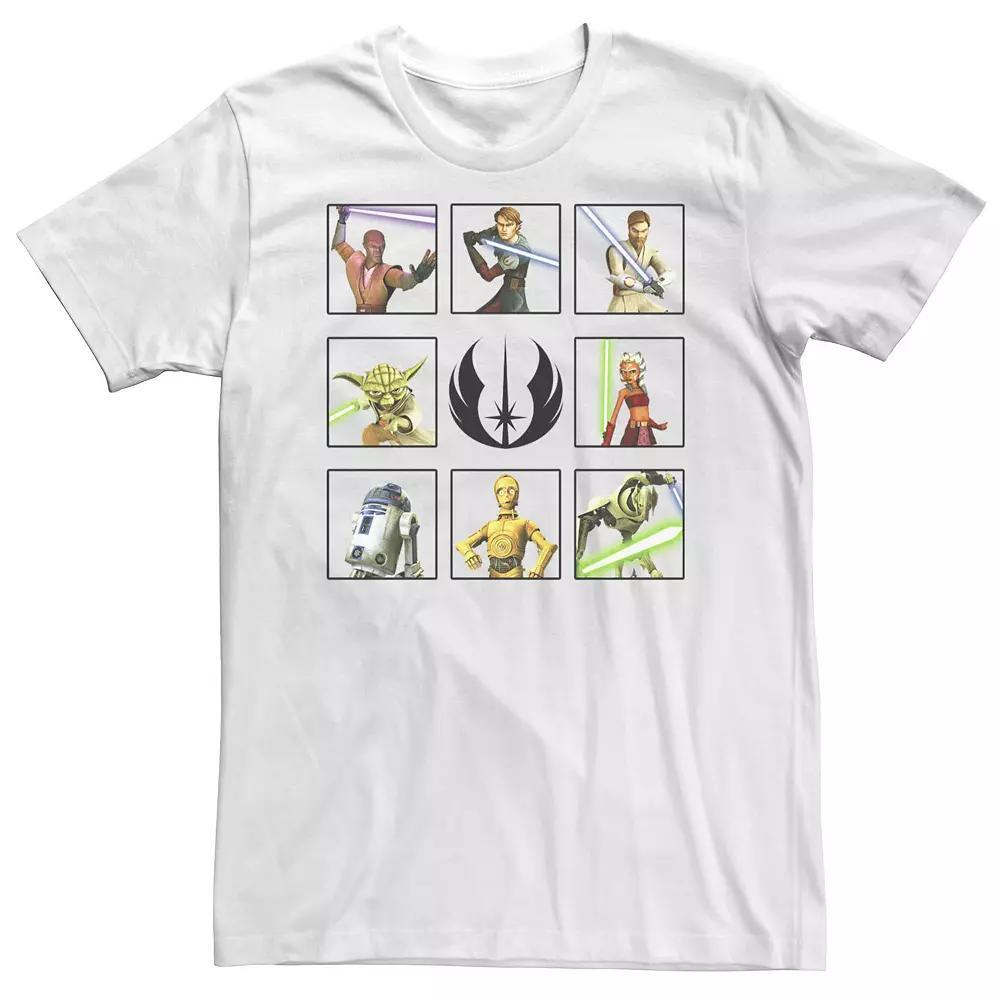 Big & Tall Star Wars: The Clone Wars Rebels Box Up Tee, Men's, Size: Large Tall, White Product Image