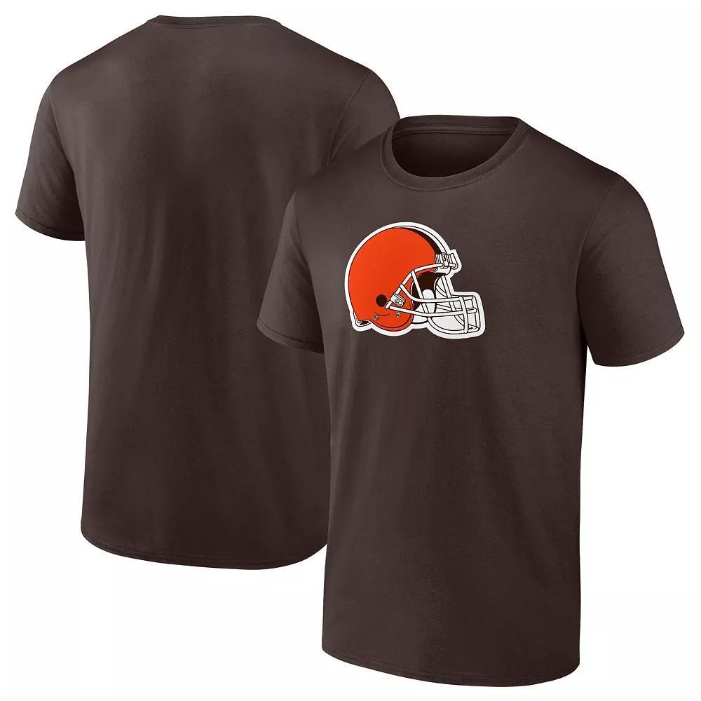 Men's Fanatics Brown Cleveland Browns Evergreen Primary Logo T-Shirt,  Product Image