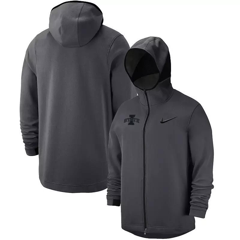 Men's Nike Anthracite Iowa State Cyclones Tonal Showtime Full-Zip Hoodie Jacket,  Product Image