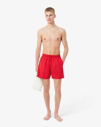 Mid Length Monochrome Swim Trunks Product Image