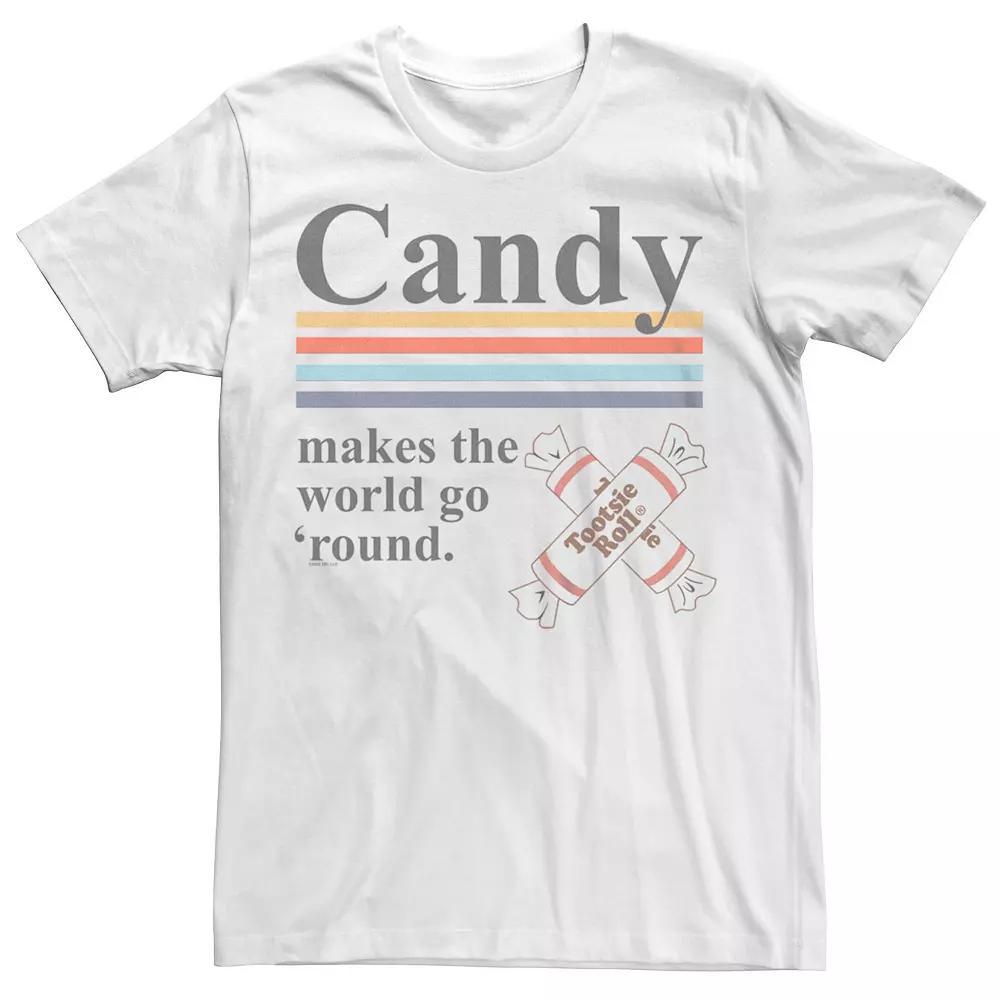 Men's Tootsie Roll Candy Makes World Go Round Tee,  Product Image