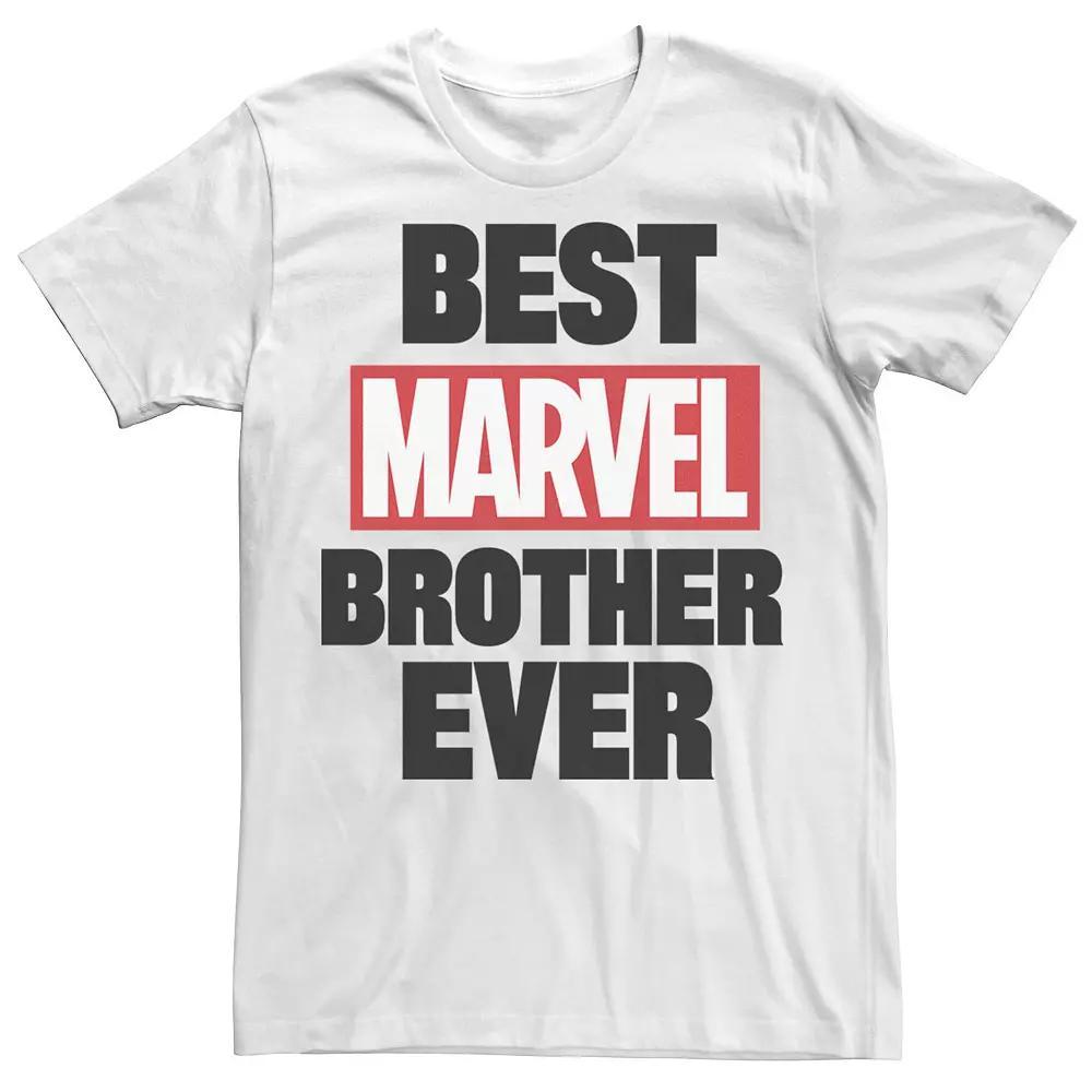 Men's Marvel Best Marvel Brother Graphic Tee, Size: XXL, White Product Image