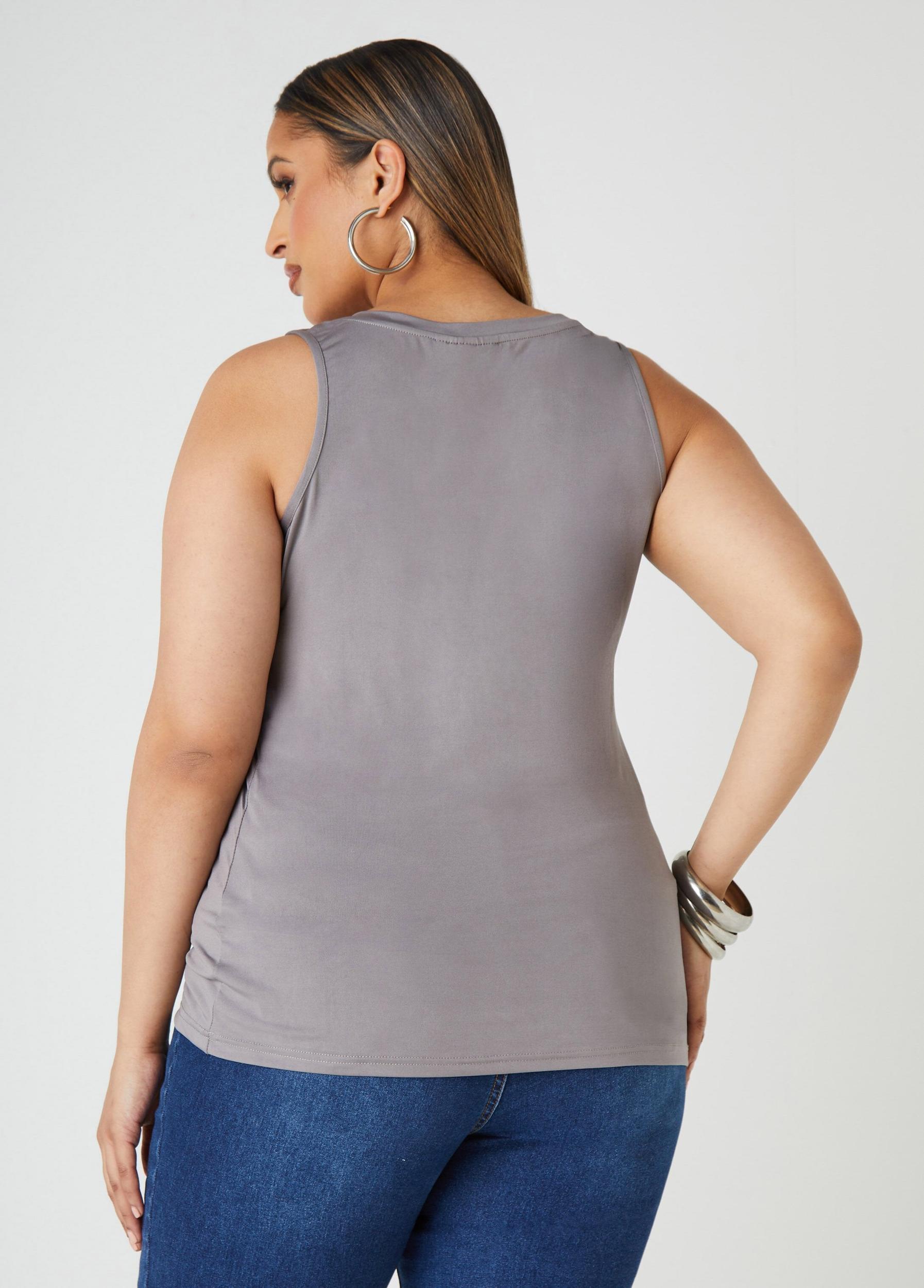 Plus Size The Basic Tank Top Ashley Stewart Product Image