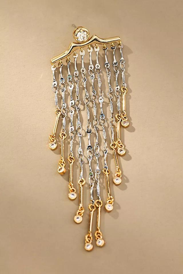 Mixed Metal Chandelier Earrings Product Image