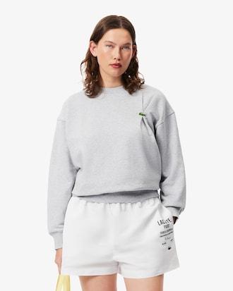 Oversized Pleated Crocodile Sweatshirt Product Image