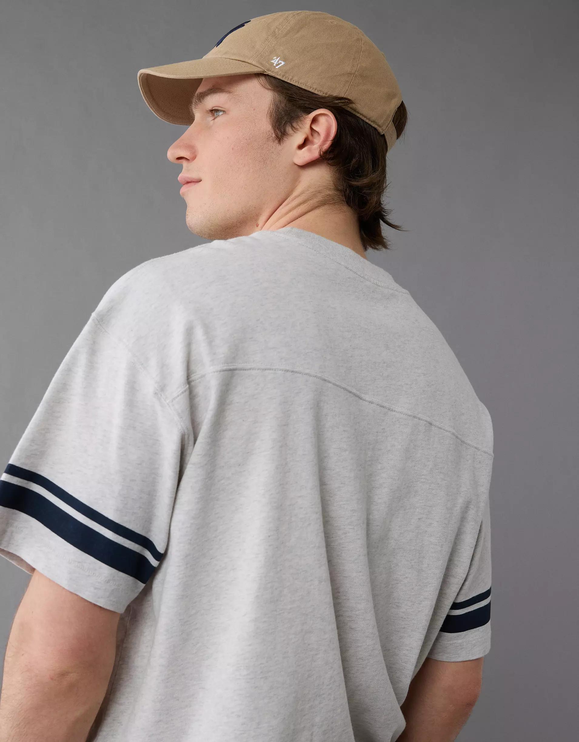 AE Boxy Sueded Football T-Shirt Product Image