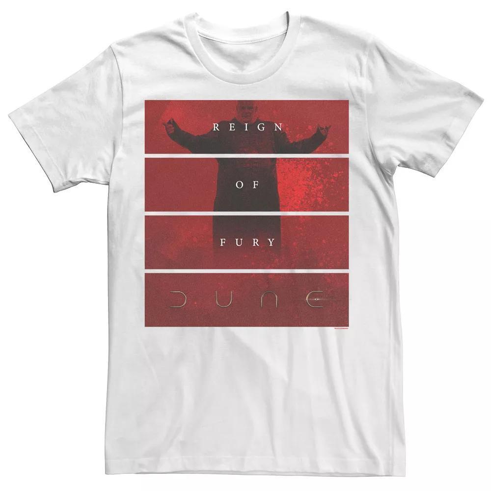 Men's Dune Reign Of Fury Red Hue Portrait Panels Tee, Boy's, Size: Large, White Product Image