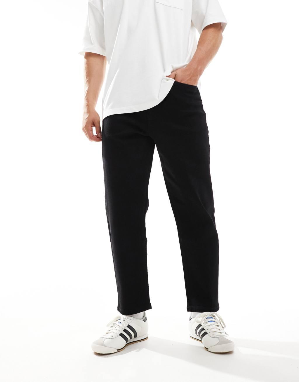 Farah hawtin straight jeans in black  Product Image