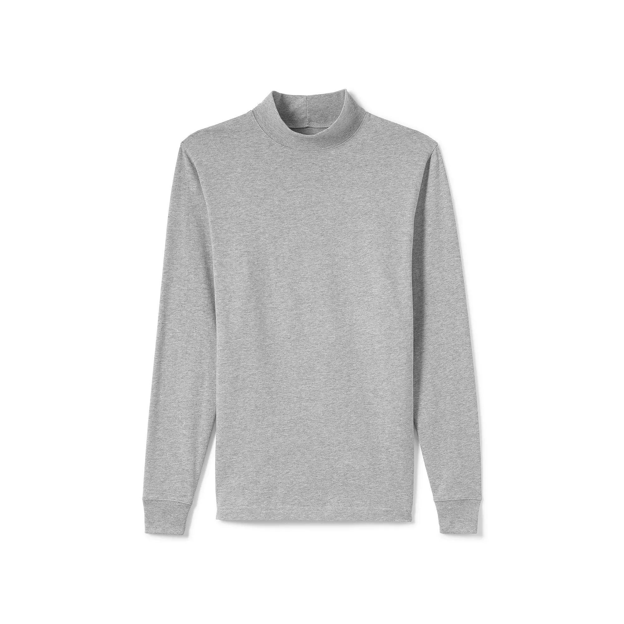 Men's Lands' End Super-T Mock Turtleneck,  Product Image