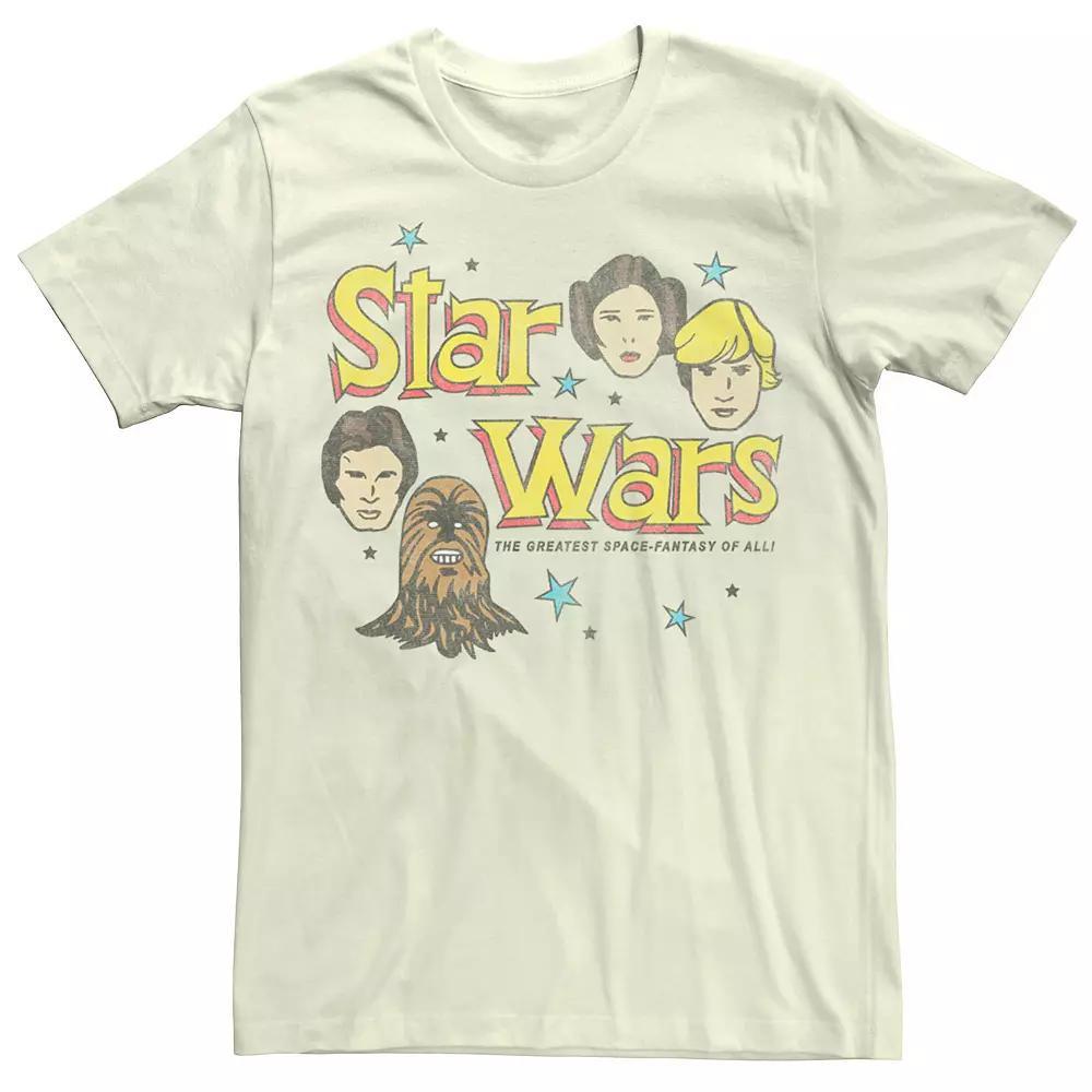 Men's Star Wars Late Night Group Tee, Size: Medium, Natural Product Image