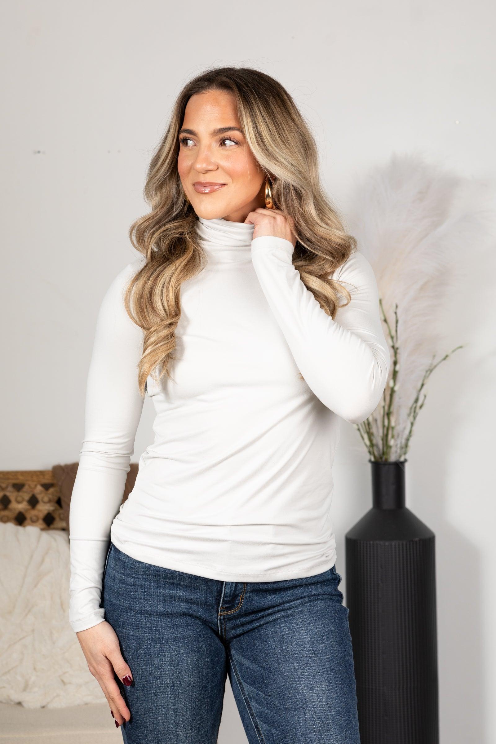 Buttery Soft Turtleneck Top Product Image