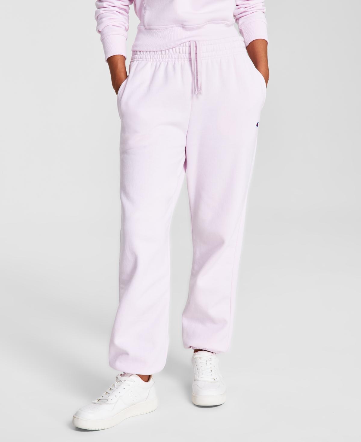 Champion Womens Powerblend Fleece Oversized Boyfriend Sweatpants Product Image