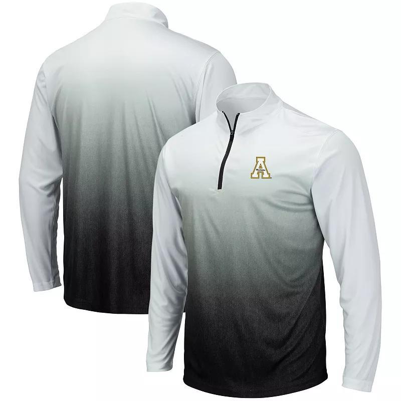 Men's Colosseum Gray Appalachian State Mountaineers Magic Team Logo Quarter-Zip Jacket, Size: Small, App Grey Product Image