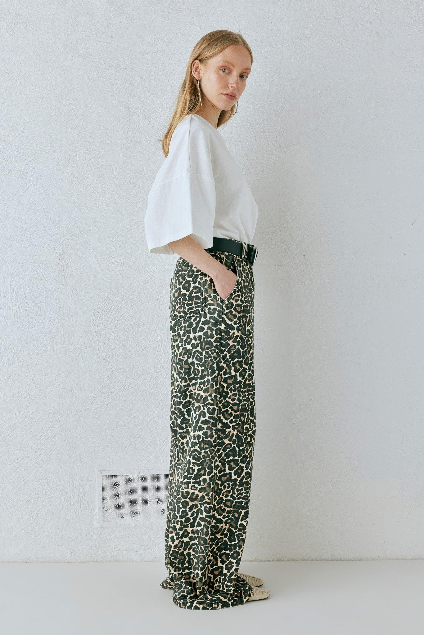 Zia Denim Jeans Leopard Product Image
