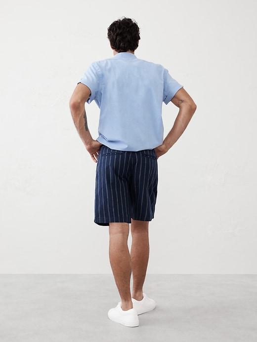 7" Linen-Blend Deck Short Product Image