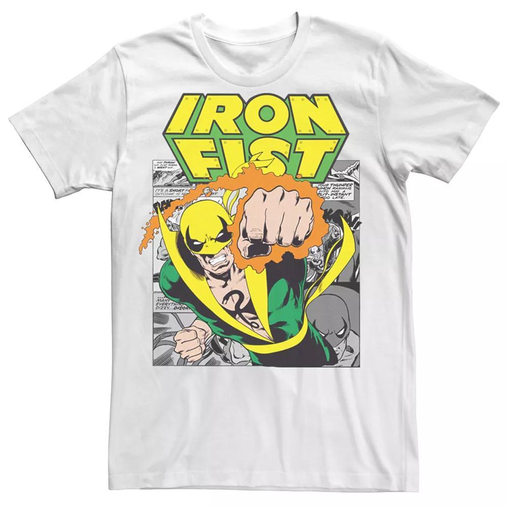 Men's Marvel Comics Retro Iron Fist Punch Graphic Tee,  Product Image