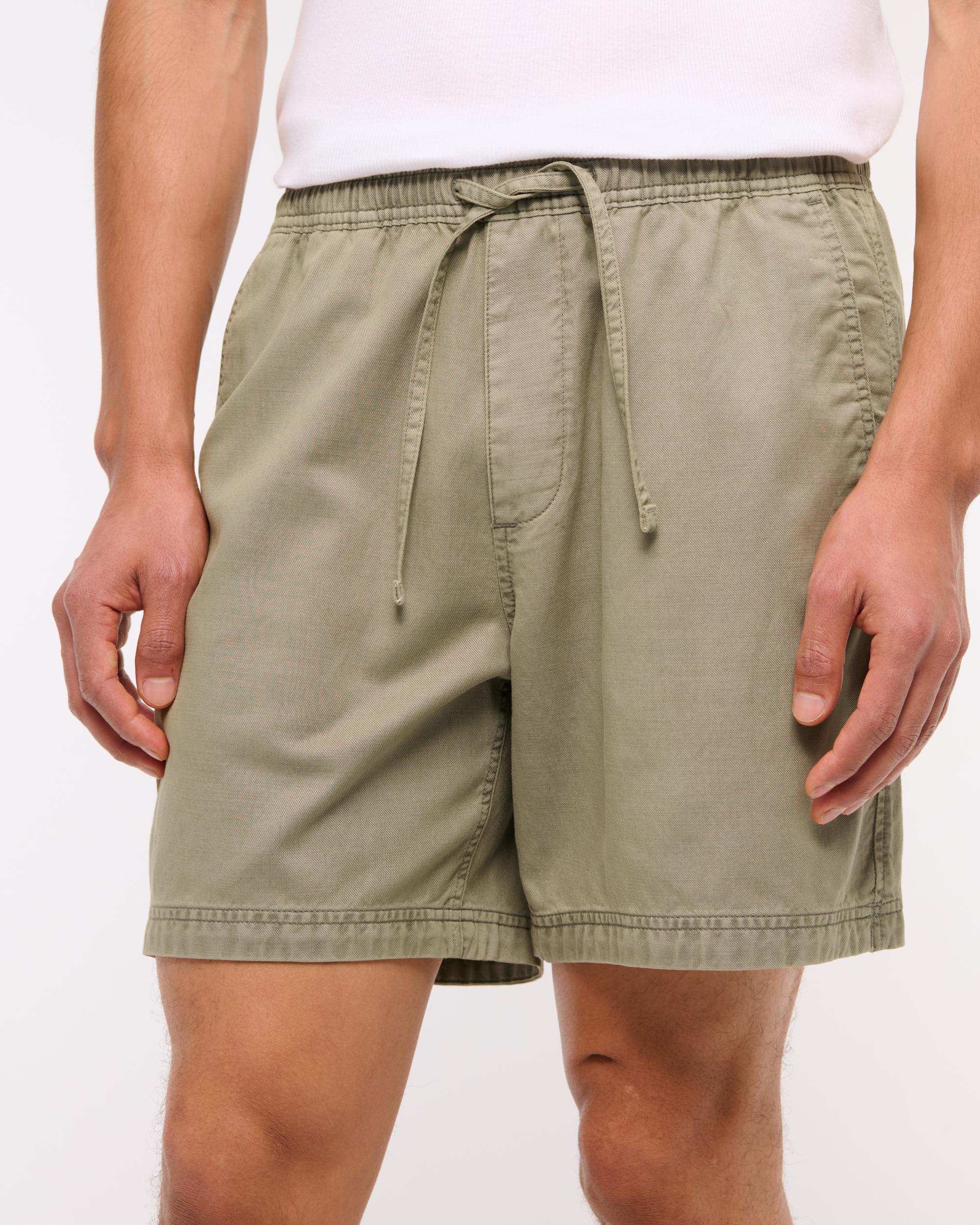 Cotton-Blend Pull-On Short Product Image