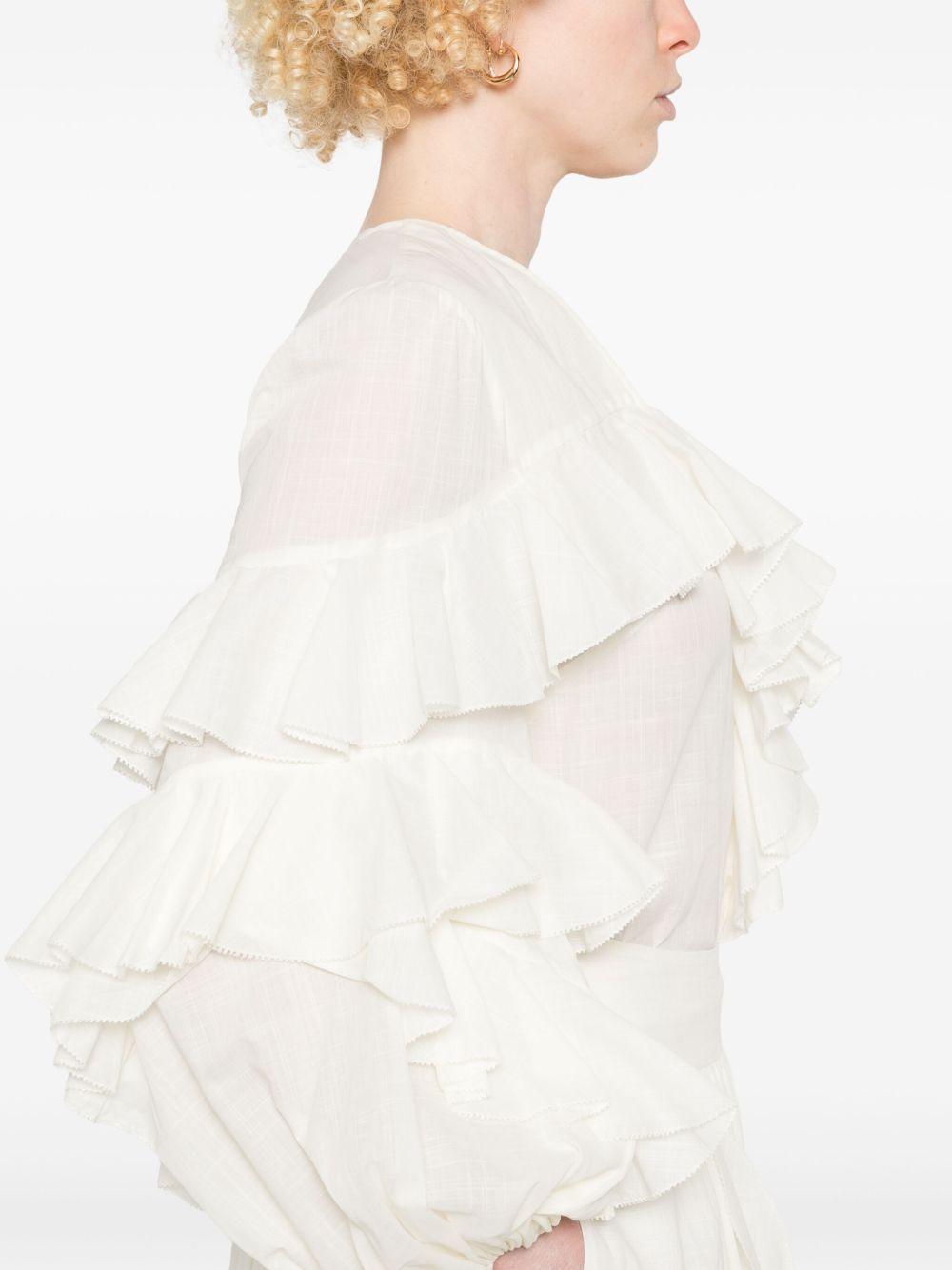 ruffled blouse Product Image