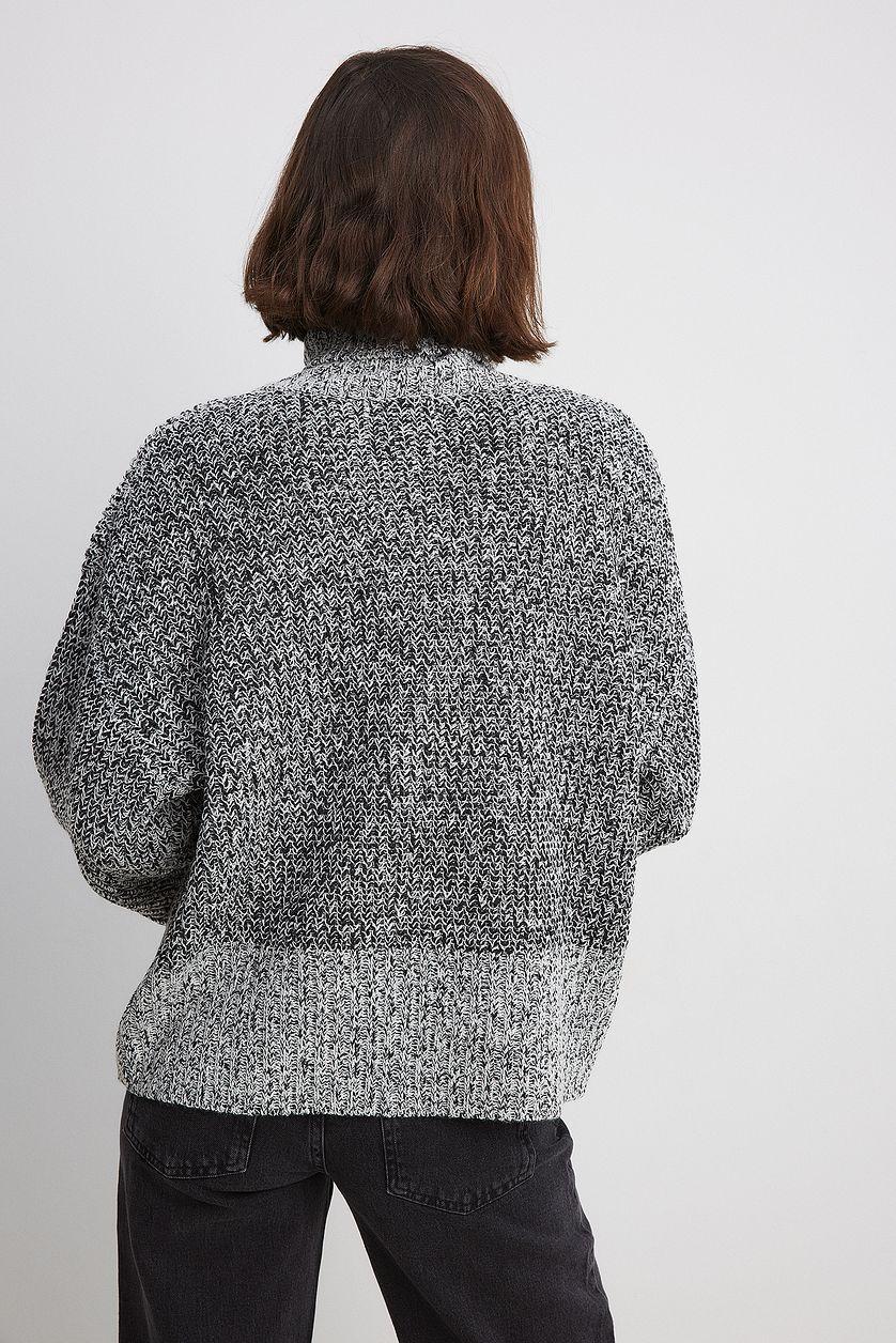 Turtleneck Knitted Sweater Product Image