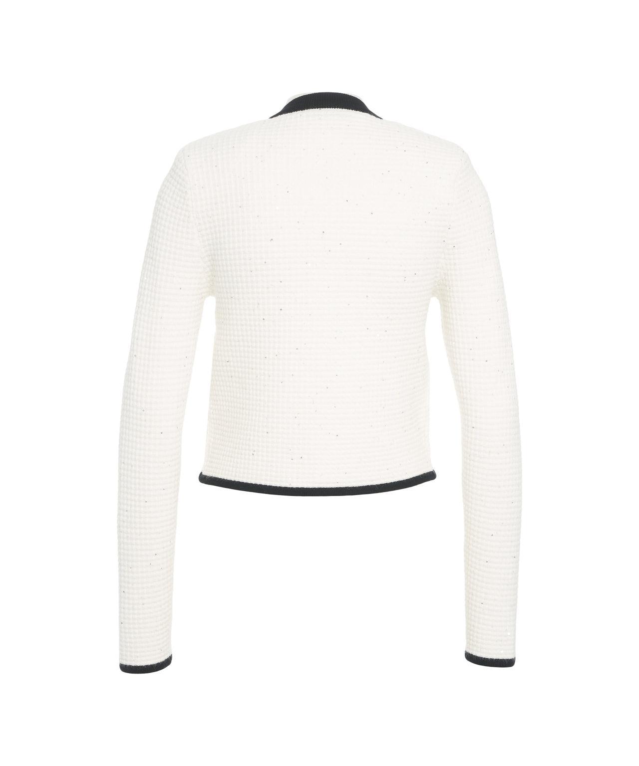 Tweed jacket with glitter Product Image