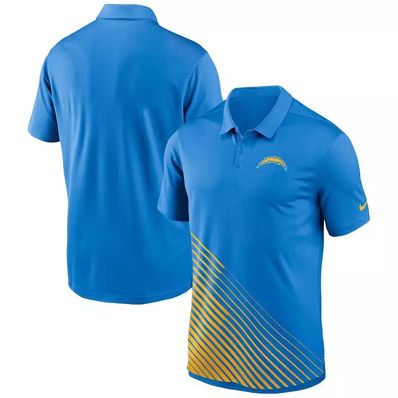 Men's Nike  Powder Blue Los Angeles Chargers Vapor Performance Polo, Size: Small, Light Product Image