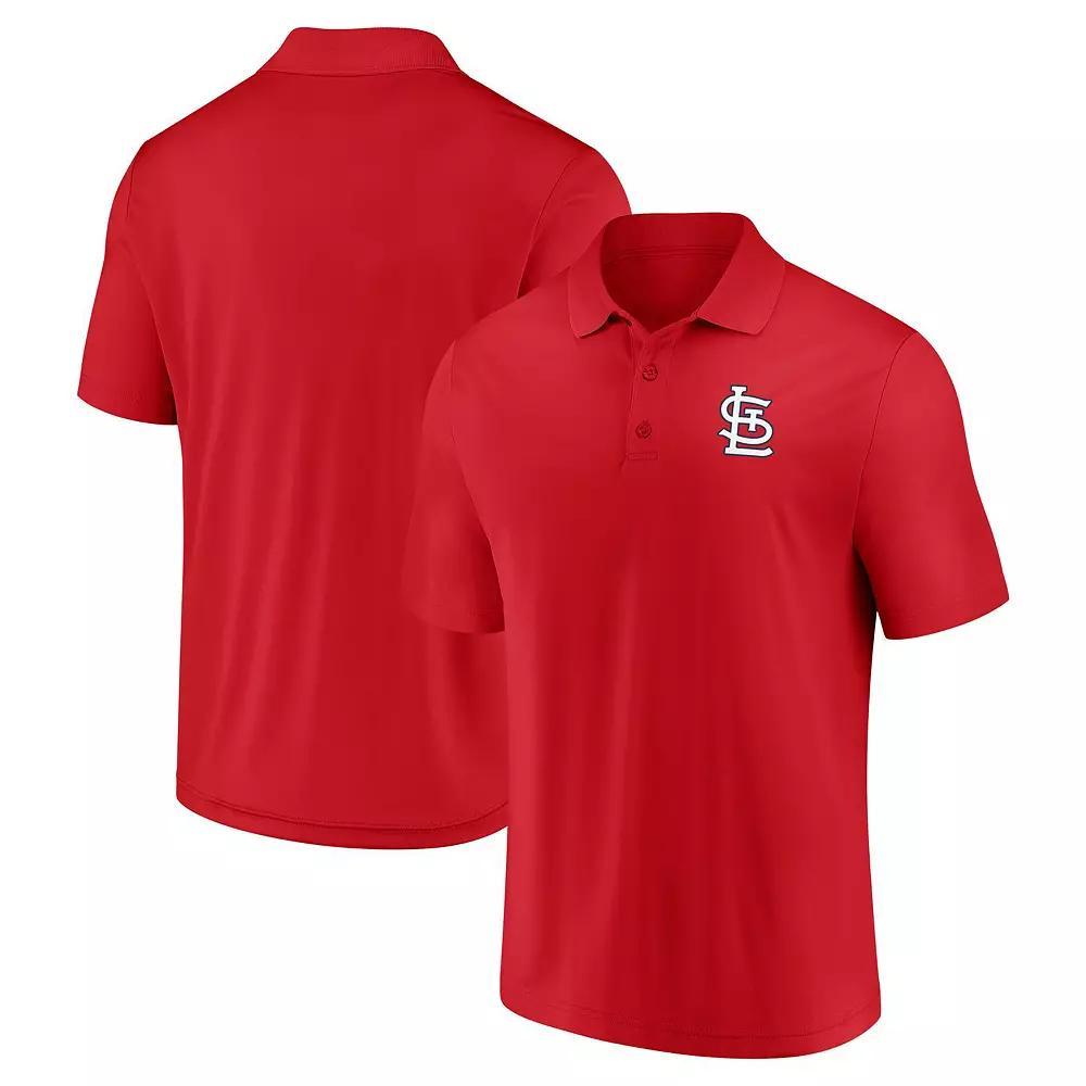 Men's Fanatics Red St. Louis Cardinals Primary Logo Polo,  Product Image