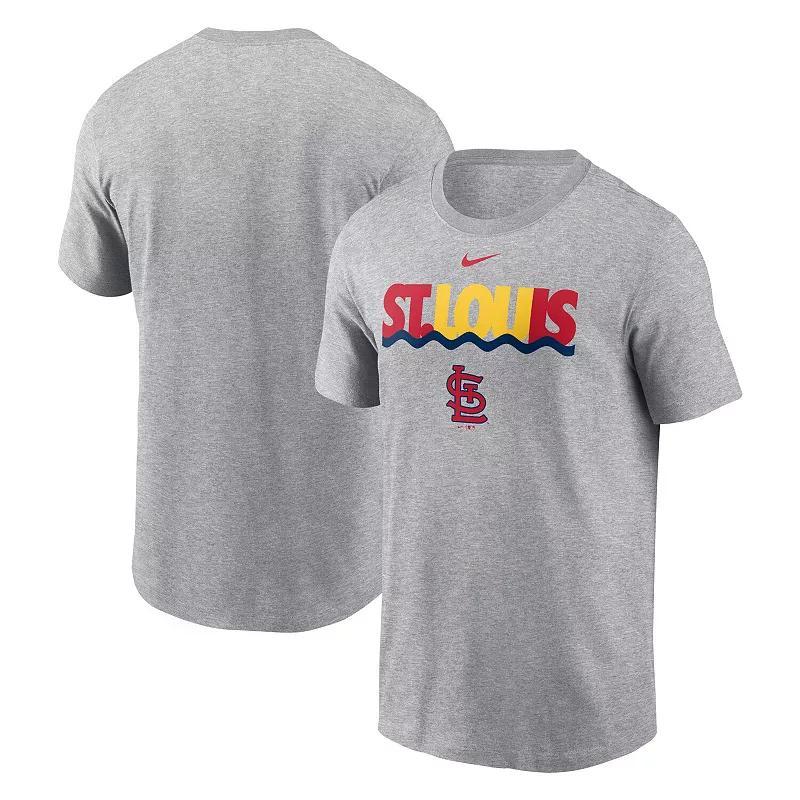 Men's Nike Heather Charcoal St. Louis Cardinals Local Home Town T-Shirt, Size: XL Product Image